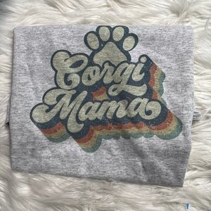 Brand-new unisex corgi mama T-shirt